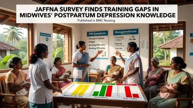 Jaffna Survey Finds Training Gaps in Midwives' Postpartum Depression Knowledge
